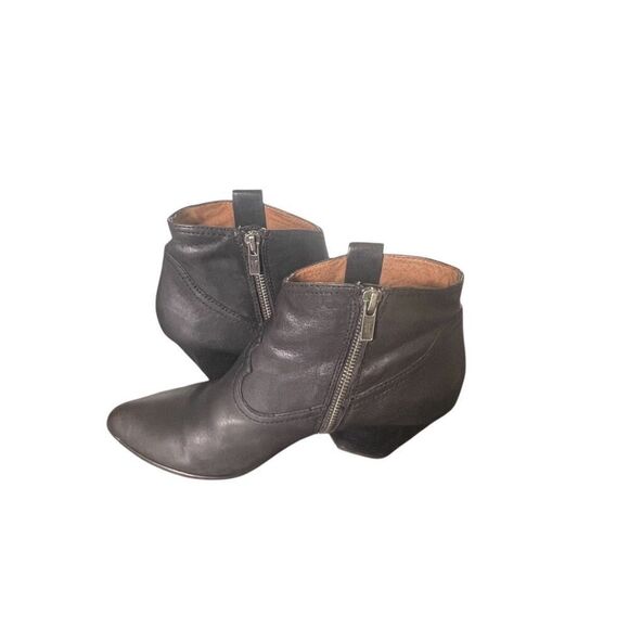 Frye Reina Side Zip Ankle Booties Black Size 8M western Boho - Picture 6 of 13